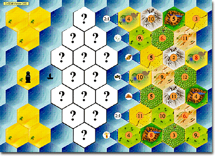 Plan du jeu - Le verger